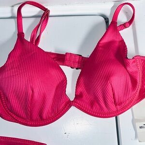 Hollister Hot Pink 2 Piece Bikini